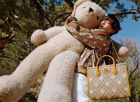 gucci kai teddy bear.